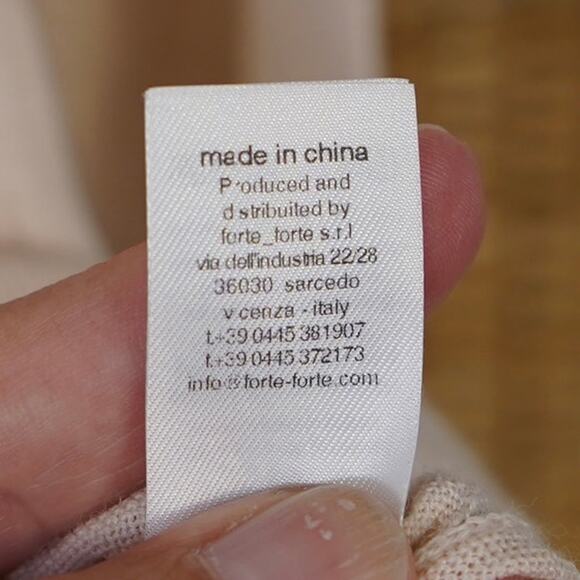 Forte Forte Long Sleeve V Neck Pullover Sweater‎ White Womens wool Size 0 - Picture 3 of 4